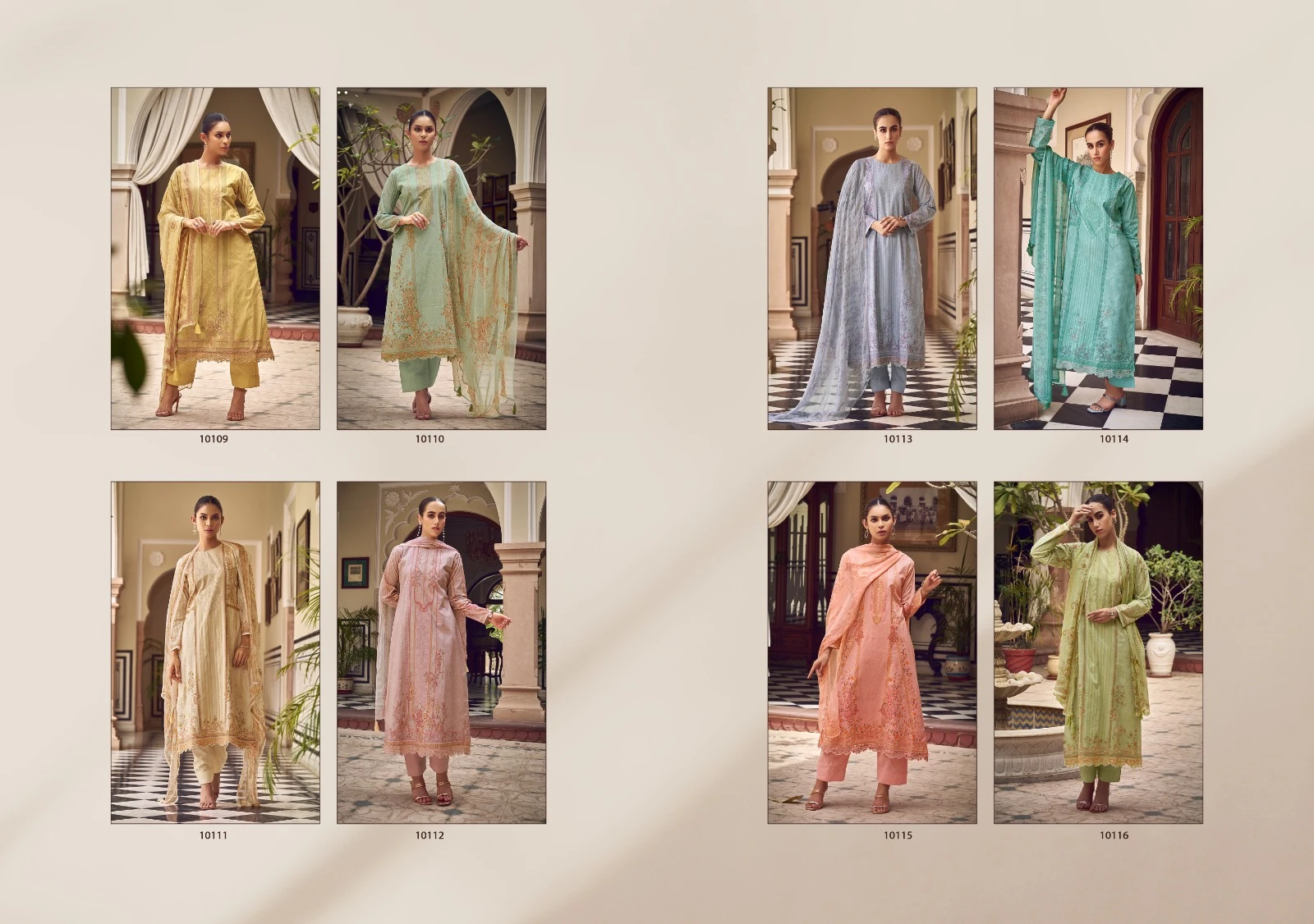 Sadhana Fashion Zaira Pure Lawn Cotton Wholesale Fancy Salwar Suit Catalog — Wholesale Salwar Suits, MPA wholesale from Surat — view 9